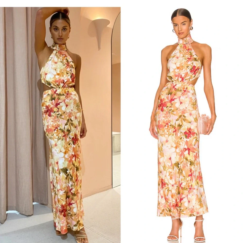 Significant Other Lapis Dress floral maxi - Picture 1 of 14
